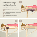 ZENGROWTH Table de massage pour femme enceinte Ipanema Maternity Moka