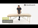ZENGROWTH Table de massage pour femme enceinte Ipanema Maternity Moka