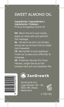 ZenGrowth Huile d'amande douce 100% naturelle 150ml