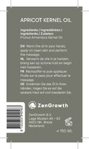 ZenGrowth Huile de noyau d'abricot 100% naturelle 150ml