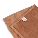 Lot de 2 serviettes de massage ZenGrowth Serenza en microfibre 45 x 90cm Brun