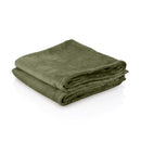 Lot de 2 serviettes ZenGrowth Serenza en microfibre 45x90 cm  Vert olive foncé