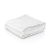 Lot de 2 serviettes de massage ZenGrowth Serenza en microfibre 45 x 90cm Blanc