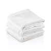 Lot de 3 serviettes compresses ZenGrowth Serenza en microfibre 30x50cm Blanc