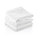 Lot de 3 serviettes compresses ZenGrowth Serenza en microfibre 30x50cm Blanc
