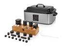 Coffret appareil chauffant 17L avec écran + 60 pierres de massage