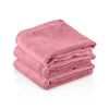Lot de 3 serviettes ZenGrowth Serenza en microfibre 30x50cm Rose poudré