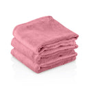 Lot de 3 serviettes ZenGrowth Serenza en microfibre 30x50cm Rose poudré