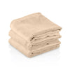 Lot de 3 serviettes ZenGrowth Serenza en microfibre 30x50cm Sable