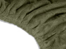 Housse microfibre ZenGrowth Serenza avec découpe visage Vert olive foncé