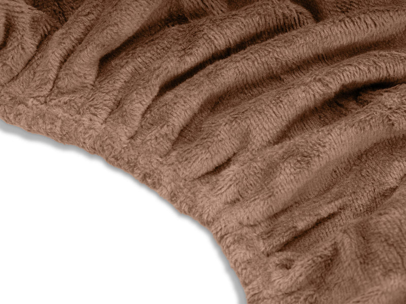 ZenGrowth Serenza housse en microfibre avec trou visage brun