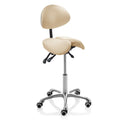 Tabouret ZenGrowth 2 selles avec dossier beige