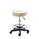 ZenGrowth Tabouret Beige avec structure en plastique avec anneau de pied