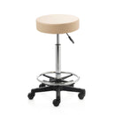 ZenGrowth Tabouret Beige avec structure en plastique avec anneau de pied