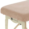 Housse table de massage sans trou visage marron clair XL
