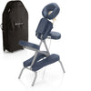 ZENGROWTH Chaise de massage pliante Valo Bleu foncé