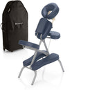 ZENGROWTH Chaise de massage pliante Valo Bleu foncé