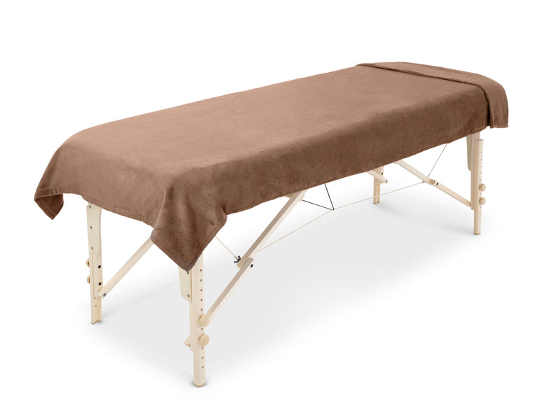 ZenGrowth Serenza Serviette de massage en microfibre 100 x 220cm brun
