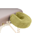 Drap-housse ZenGrowth Serenza  en microfibre avec housse d'appui-tête Vert olive clair