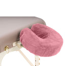 Drap-housse ZenGrowth Serenza  en microfibre avec housse d'appui-tête Rose poudré