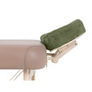 Drap-housse ZenGrowth Serenza  en microfibre avec housse d'appui-tête Vert olive foncé