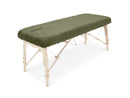 Housse microfibre ZenGrowth Serenza avec découpe visage Vert olive foncé