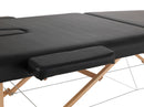 ZENGROWTH Table de massage pliante Economy Flat Noir