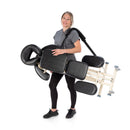 ZenGrowth Chaise de massage pliante Roshka Noir