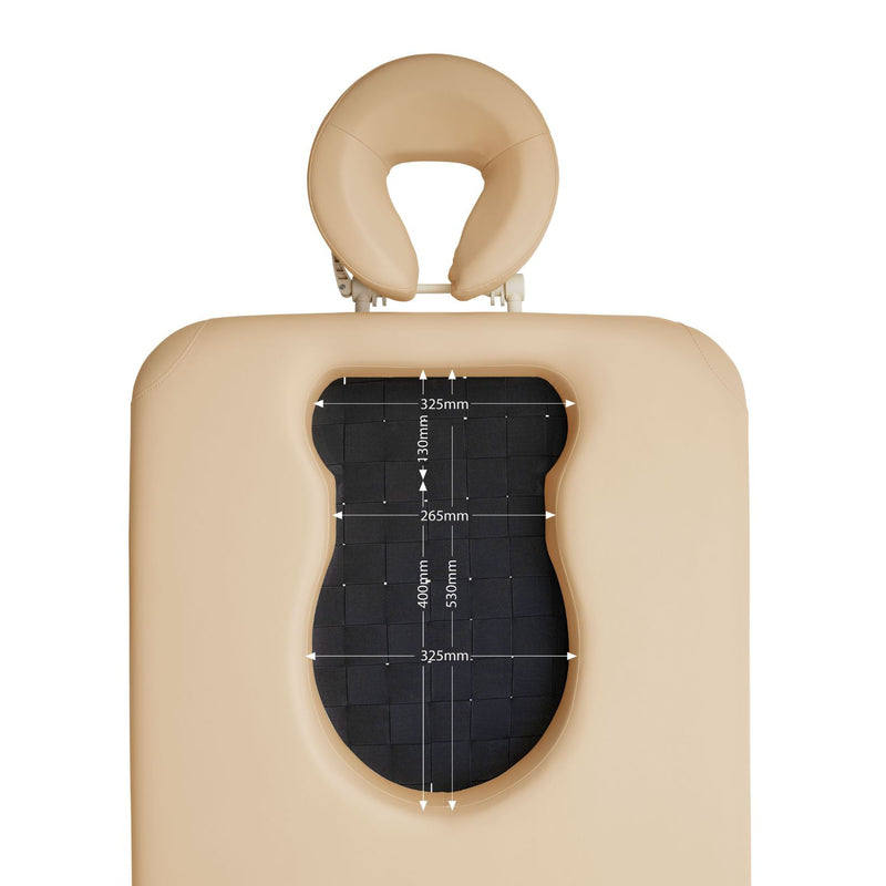 ZenGrowth Table de Massage Électrique Lima Beige 76cm