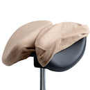Housse en éponge pour tabouret 2 selles marron clair