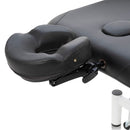 ZenGrowth Table de massage électrique Byron noir 72 cm