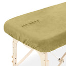 Housse microfibre ZenGrowth Serenza avec découpe visage Vert olive clair