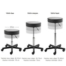 ZenGrowth Tabouret noir avec structure en plastique