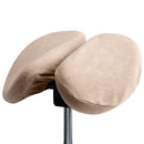 Housse en éponge pour tabouret 2 selles marron clair