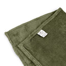 Lot de 2 serviettes ZenGrowth Serenza en microfibre 45x90 cm  Vert olive foncé