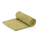 Lot de 2 serviettes ZenGrowth Serenza en microfibre 45x90 cm  Vert olive clair