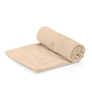 Lot de 2 serviettes ZenGrowth Serenza en microfibre 45x90 cm  Sable