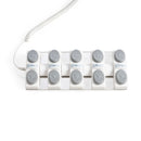 ZenGrowth Table de massage électrique Kyoto 76 cm gris foncé avec chauffage