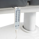 ZenGrowth Table de massage électrique Kyoto 76 cm gris foncé avec chauffage