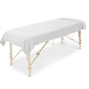 ZenGrowth Serenza Serviette de massage en microfibre 100 x 220cm blanc
