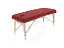 ZENGROWTH Housse table de massage avec découpe Rouge foncé