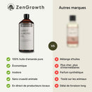 ZenGrowth Huile d'amande douce 100% naturelle 1l