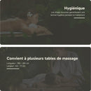 Housse table de massage sans découpe Bleu foncé