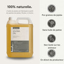 Huile de jojoba ZenGrowth 100 % naturelle : pure graine de jojoba, sans huile de palme, non testée sur les animaux, en direct du producteur