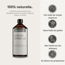 ZenGrowth Huile de noyau d'abricot 100% naturelle 1l