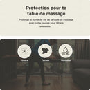 Housses faciales jetables noires pour table de massage – 100 pièces