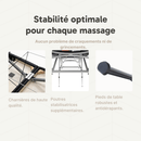 ZENGROWTH Table de massage pliante Athlete Noir 63.5cm