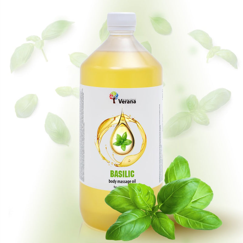 Verana huile de massage Basilic 1L