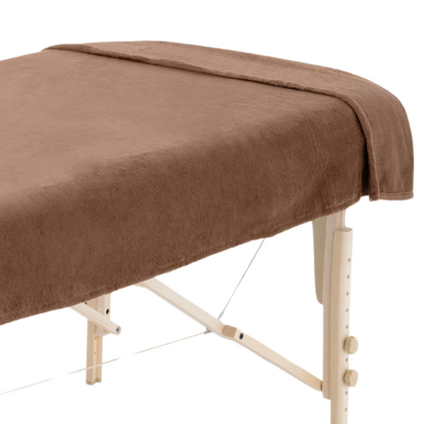 ZenGrowth Serenza Serviette de massage en microfibre 100 x 220cm brun