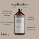 ZenGrowth Huile de noyau d'abricot 100% naturelle 1l